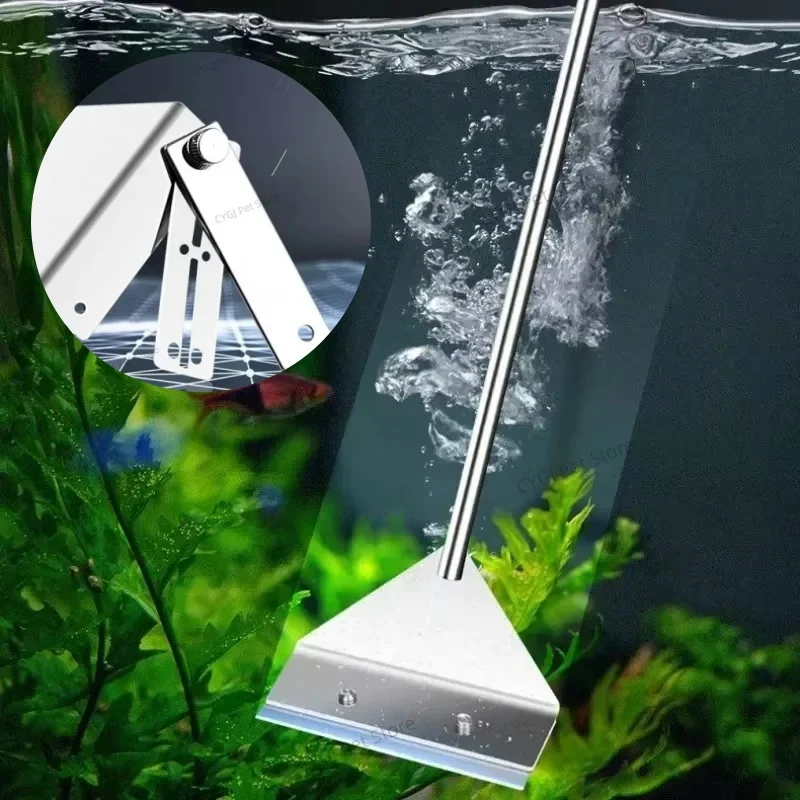 Aquarium Fish Tank Cleaner - Fish Tank Cleaning Tool Flat Sand