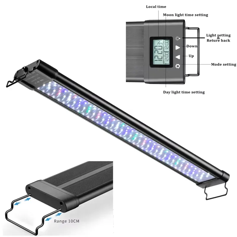 Aquarium Fish Lamp - LED Programmable Aquarium Light Timer for