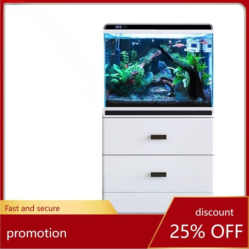 All Fish In Aquarium - Glass Change Water Ecological Fish Tank