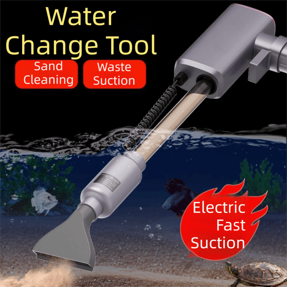 Aquarium Fish Tank Cleaner - Automatic Automatic Aquarium Vacuum Electric Extremely
