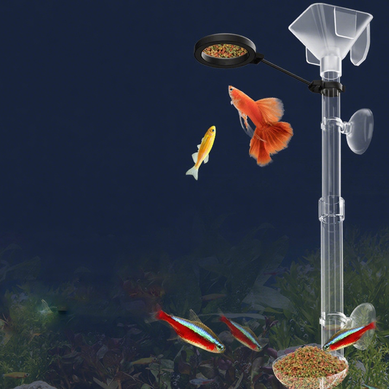 Acrylic Aquarium Fish Feeder T - Aquarium Fish Feeder recension och pris