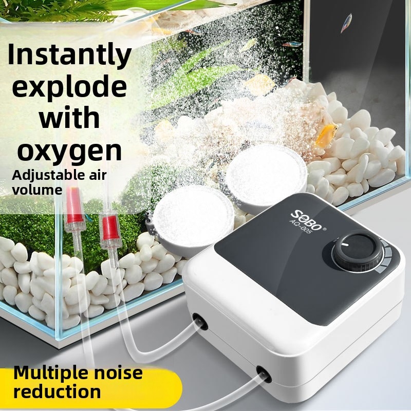 Ultra Quiet Aquarium Oxygen Pu - All Fish In Aquarium recension och pris