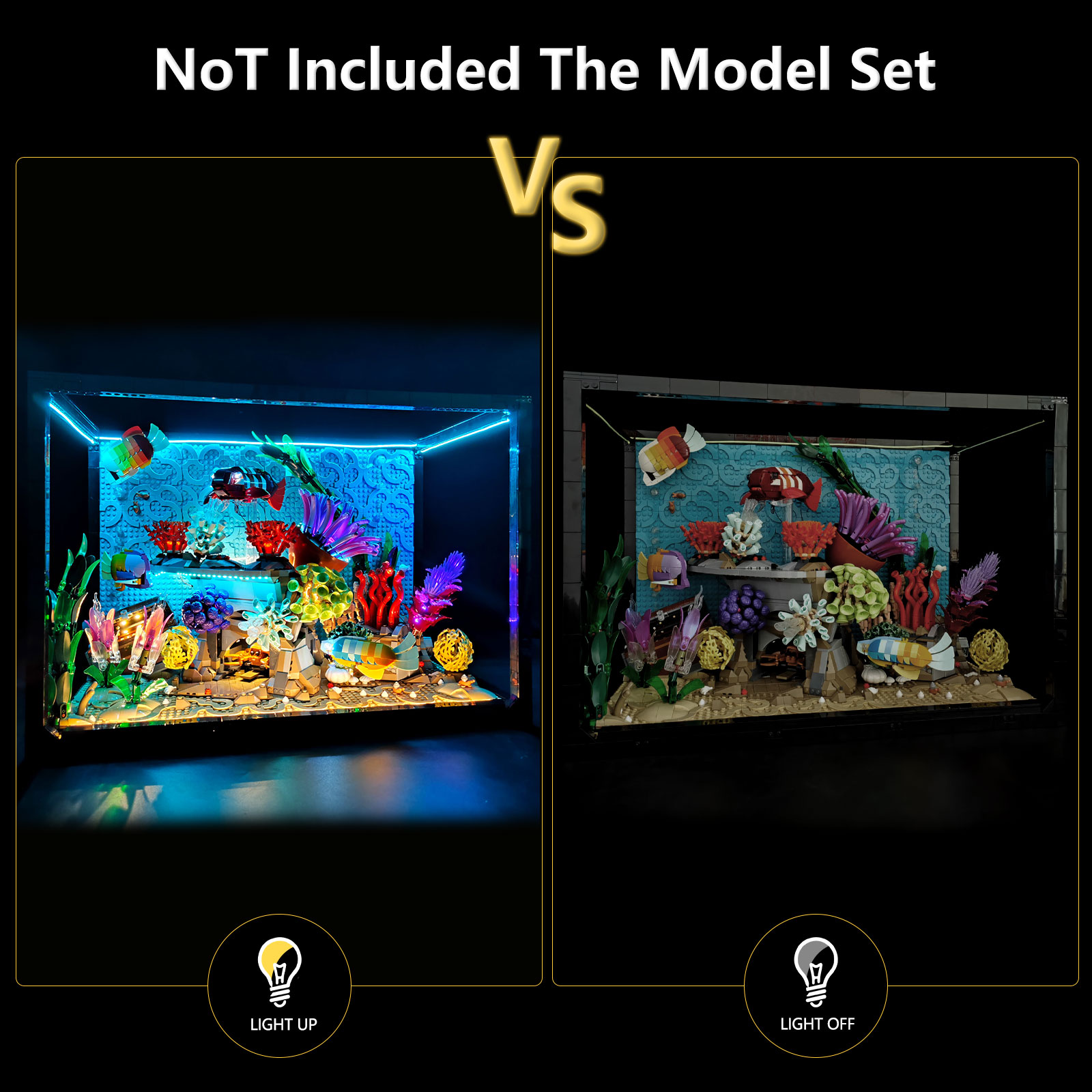 LYBMTWF LED Lighting Kit Compa - Aquarium Fish Lamp recension och pris