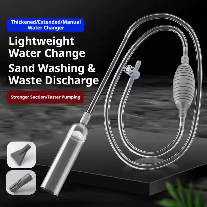Manual Aquarium Siphon Fish Ta - Aquarium Fish Tank Cleaner recension och pris