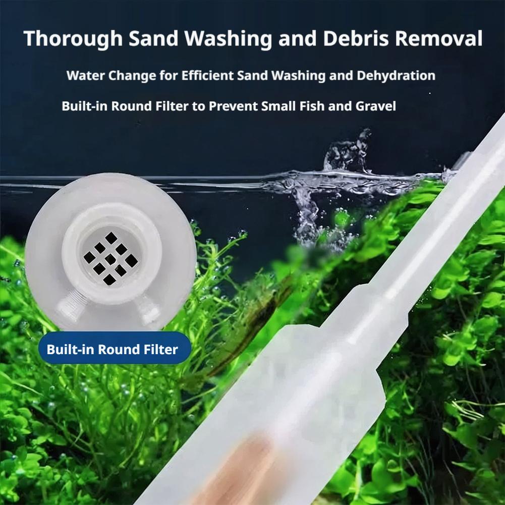 Manual Aquarium Siphon Fish Ta - Aquarium Fish Tank Cleaner recension och pris