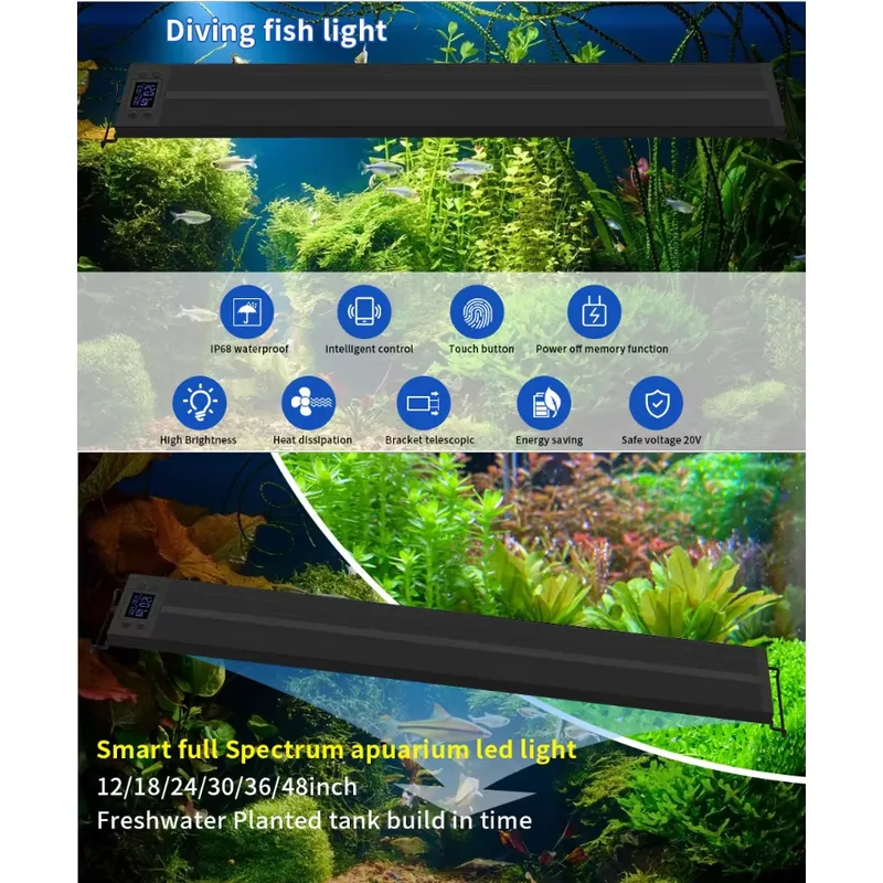 75cm 30inch Plant Light Fish T - All Fish In Aquarium recension och pris