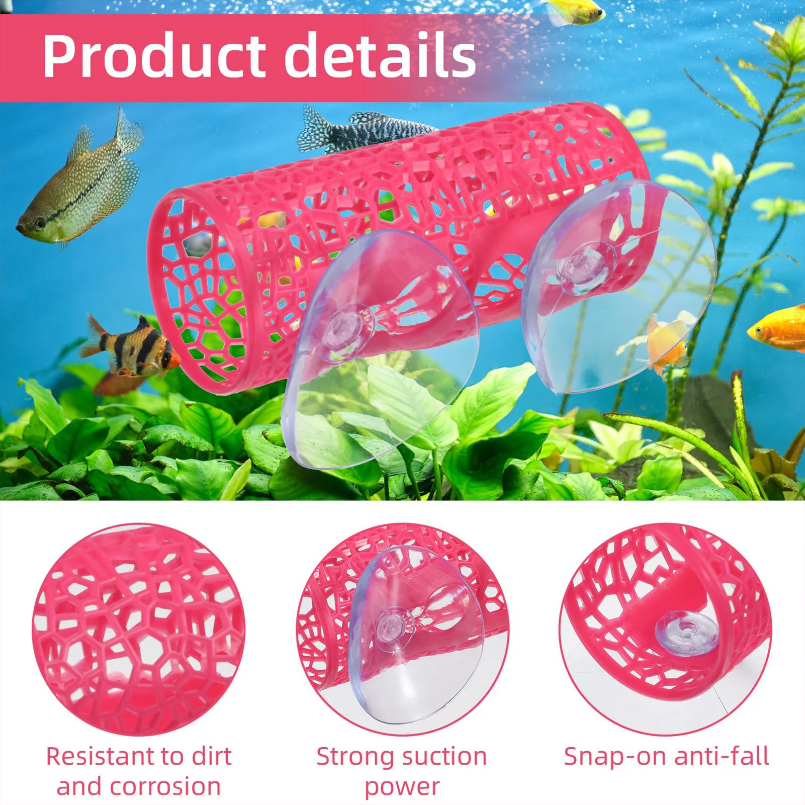 Aquarium Fish Tunnel Toys Bett - Aquarium Fish Feeder recension och pris