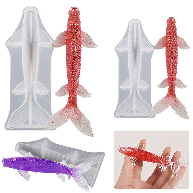 3D Koi Fish Shaped Epoxy Resin - Aquarium Fish Types recension och pris