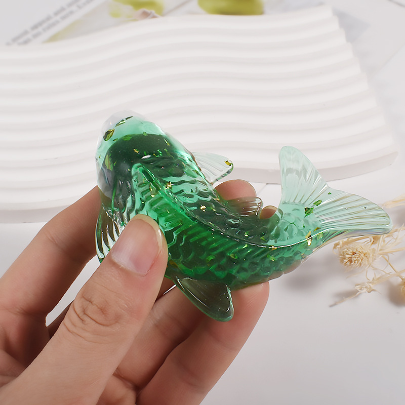 3D Koi Fish Shaped Epoxy Resin - Aquarium Fish Types recension och pris