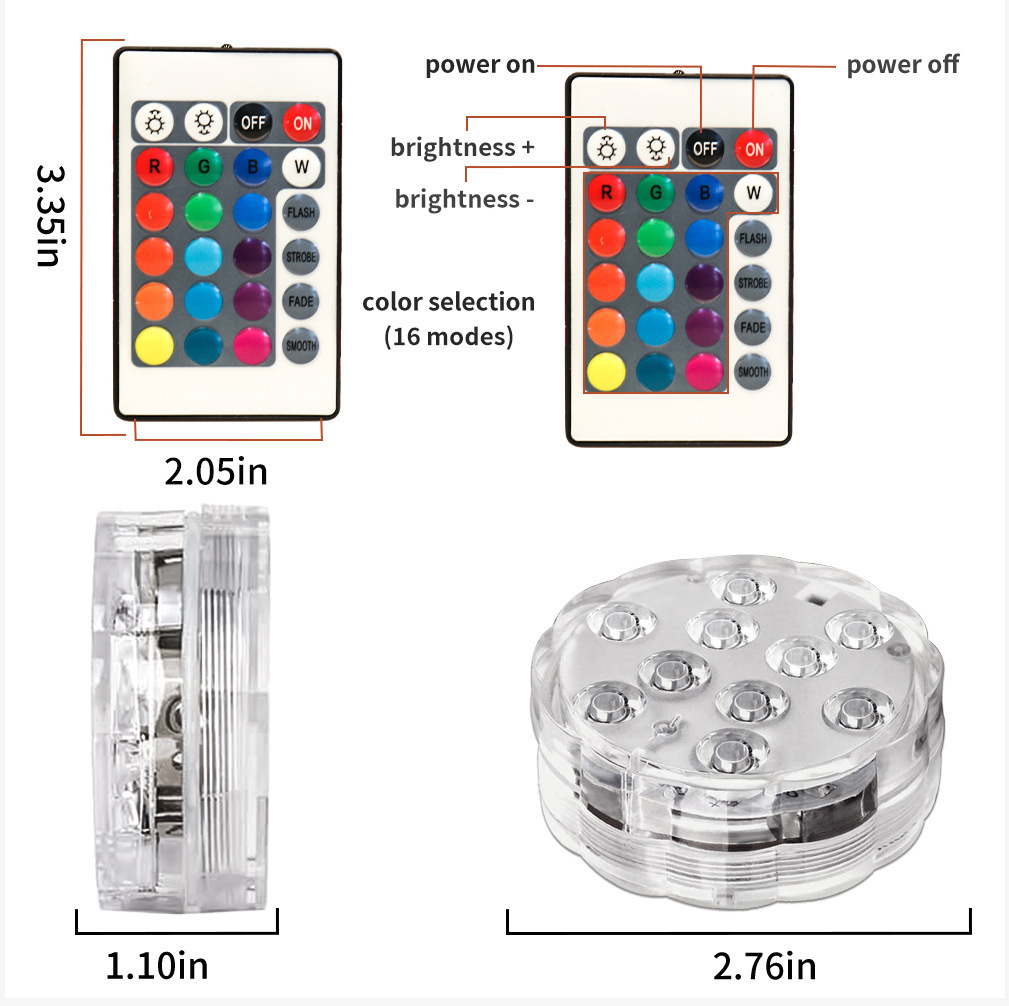 Diving lamp 13 sub waterproof  - Aquarium Fish Rainbow recension och pris