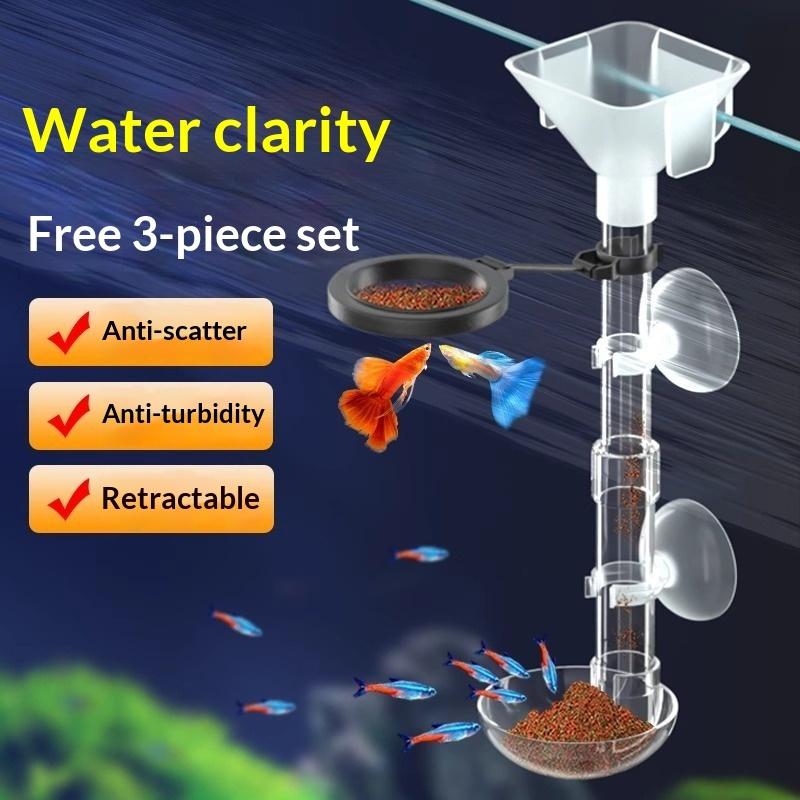 Telescopic Fish Tank Feeding T - Aquarium Fish Feeder recension och pris