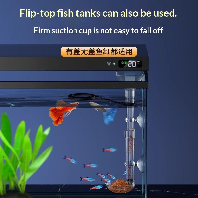 Telescopic Fish Tank Feeding T - Aquarium Fish Feeder recension och pris