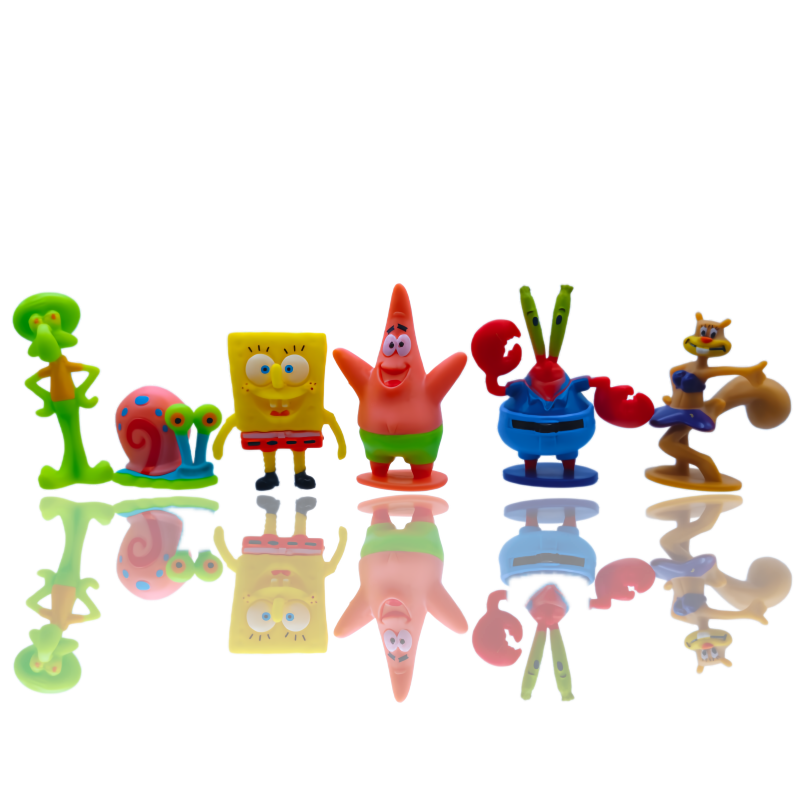 6pcs SpongeBob Fish Tank Decor - Aquarium Fish Types recension och pris