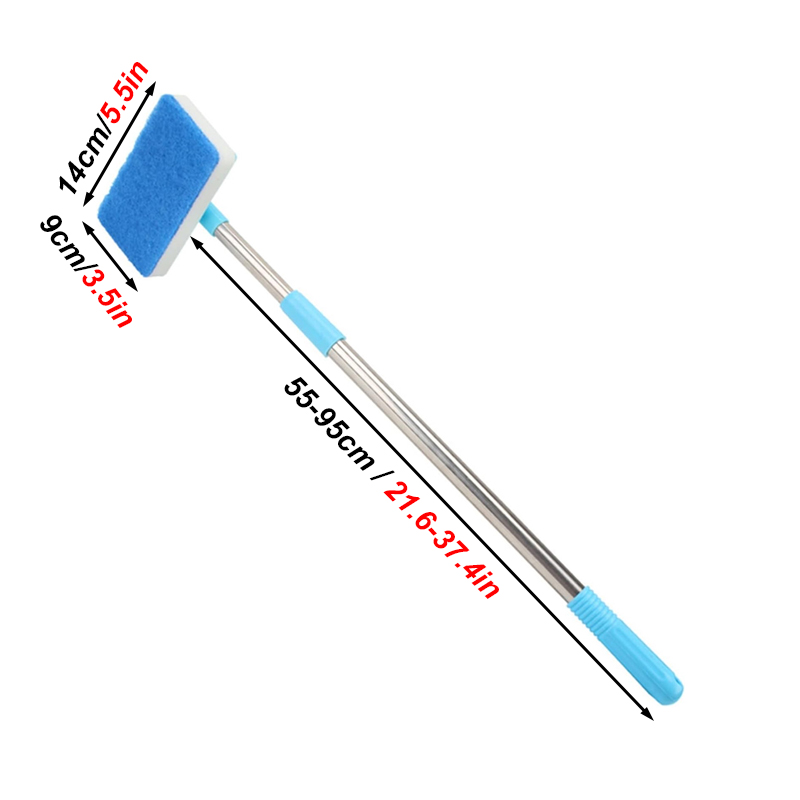 55-95cm Telescopic Handle 180° - Aquarium Fish Tank Cleaner recension och pris