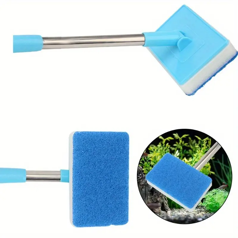 55-95cm Telescopic Handle 180° - Aquarium Fish Tank Cleaner recension och pris