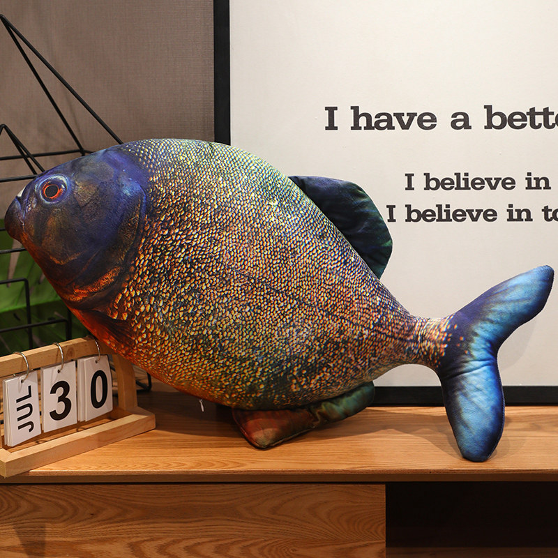 New Realistic Sea Fish Piranha - Aquarium Fish Rainbow recension och pris