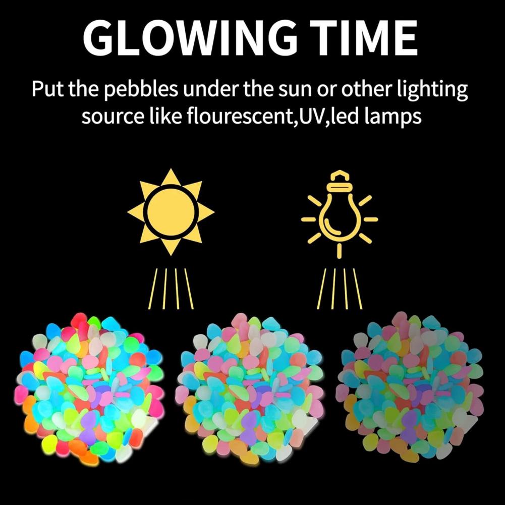 Resin Glow-in-the-Dark Pebbles - Fish Aquarium Guide recension och pris