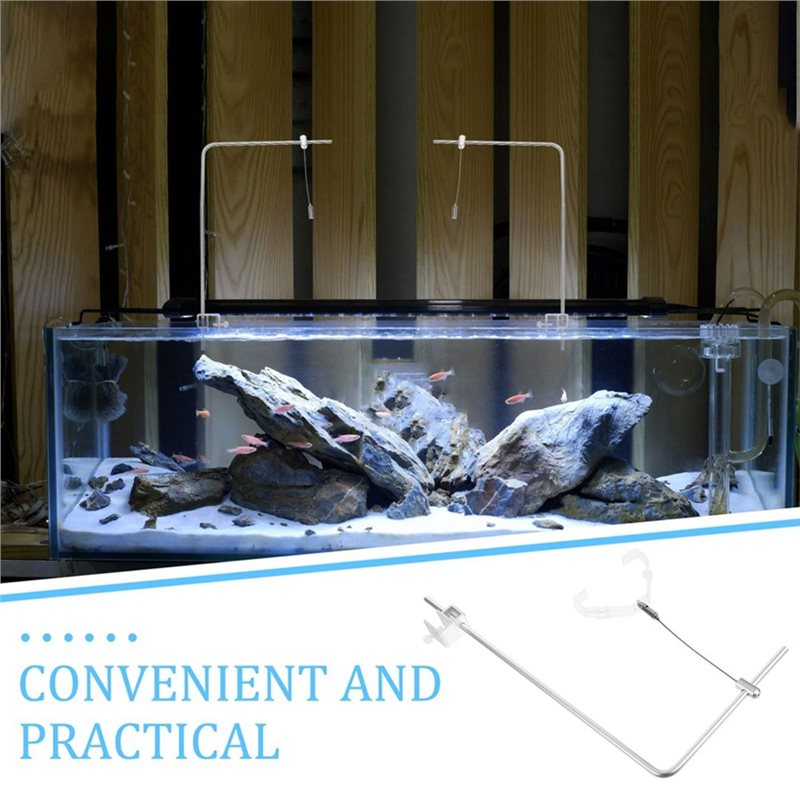 AB41-2Pcs Fish Tank Light Rack - Aquarium Fish Lamp recension och pris