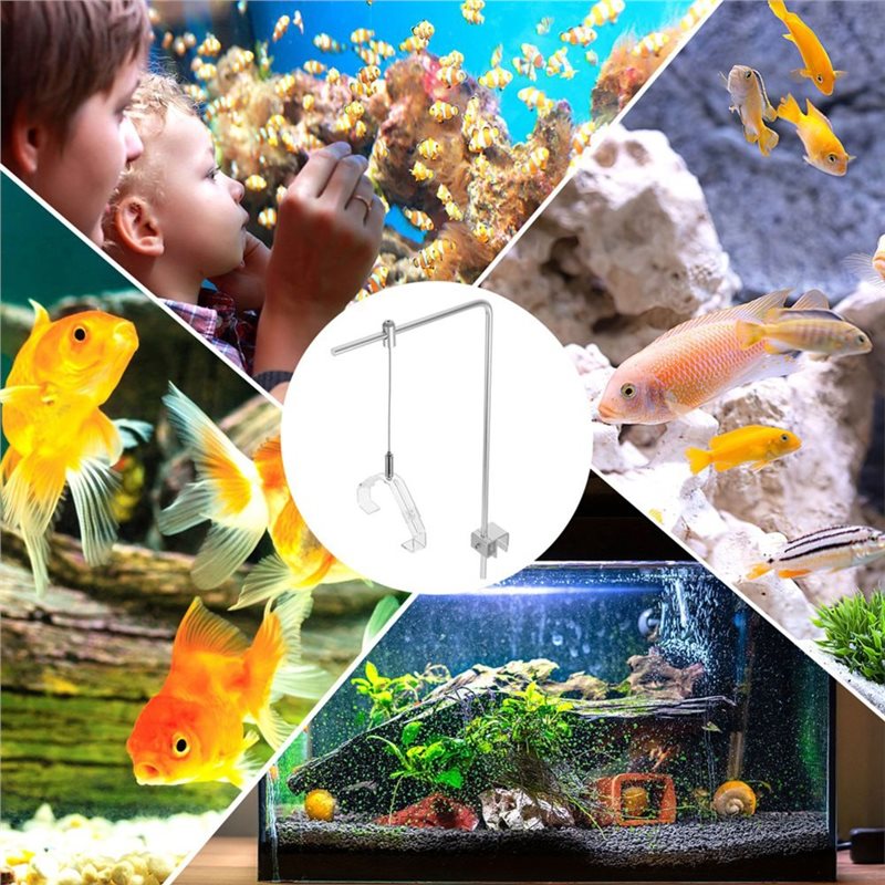 AB41-2Pcs Fish Tank Light Rack - Aquarium Fish Lamp recension och pris