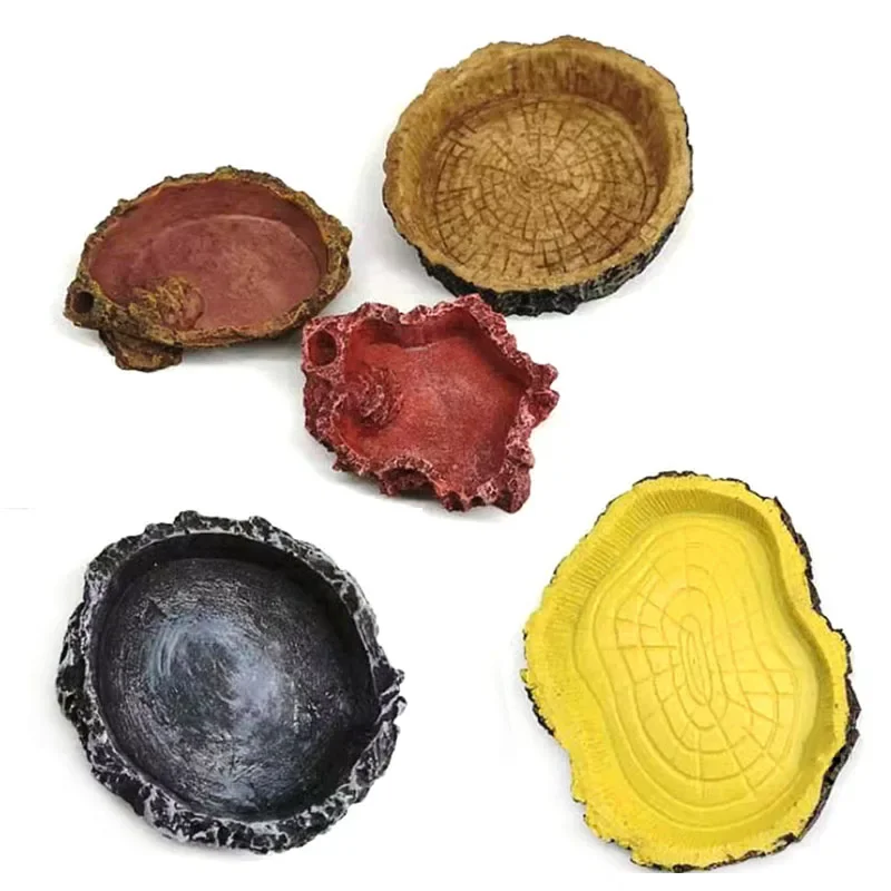 Pet Reptile Feeder Bowl Resin  - Aquarium Fish Feeder recension och pris