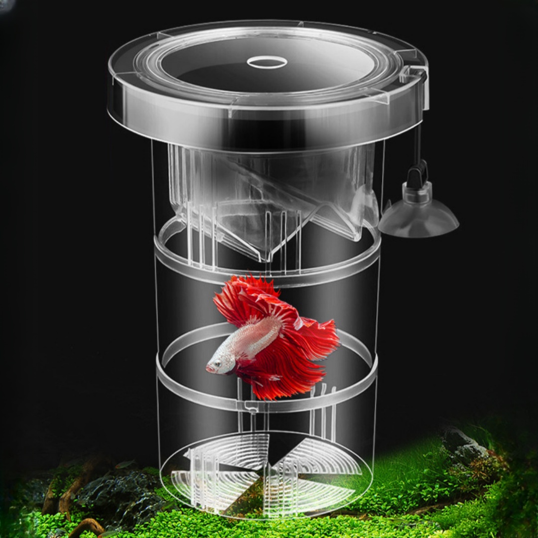 Acrylic Floating Fish Breeding - Aquarium Fish Feeder recension och pris