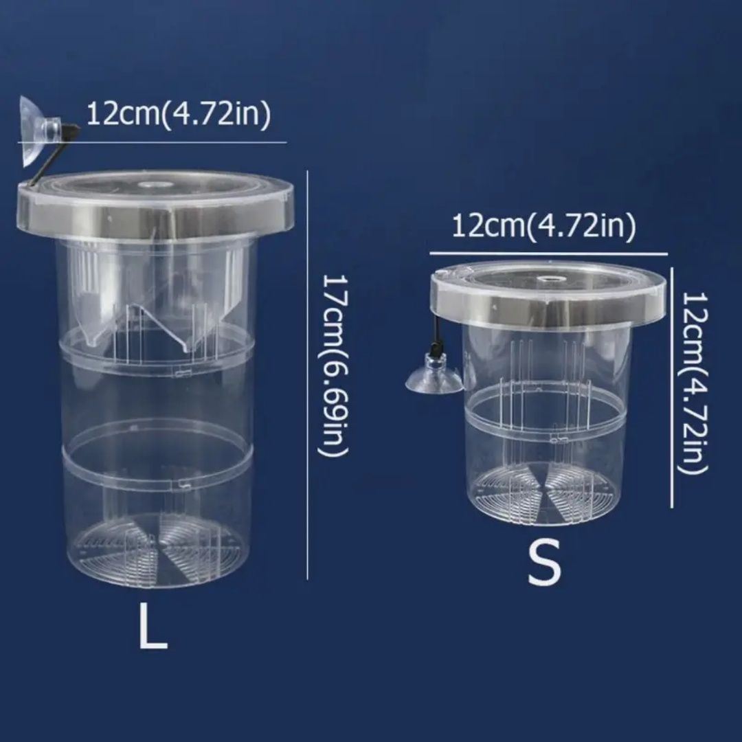 Acrylic Floating Fish Breeding - Aquarium Fish Feeder recension och pris