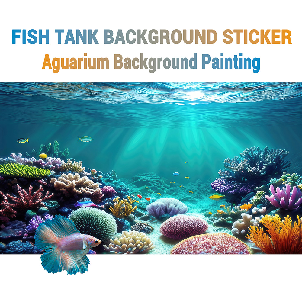 Rainbow coral，fish tank backgr - Aquarium Fish Rainbow recension och pris