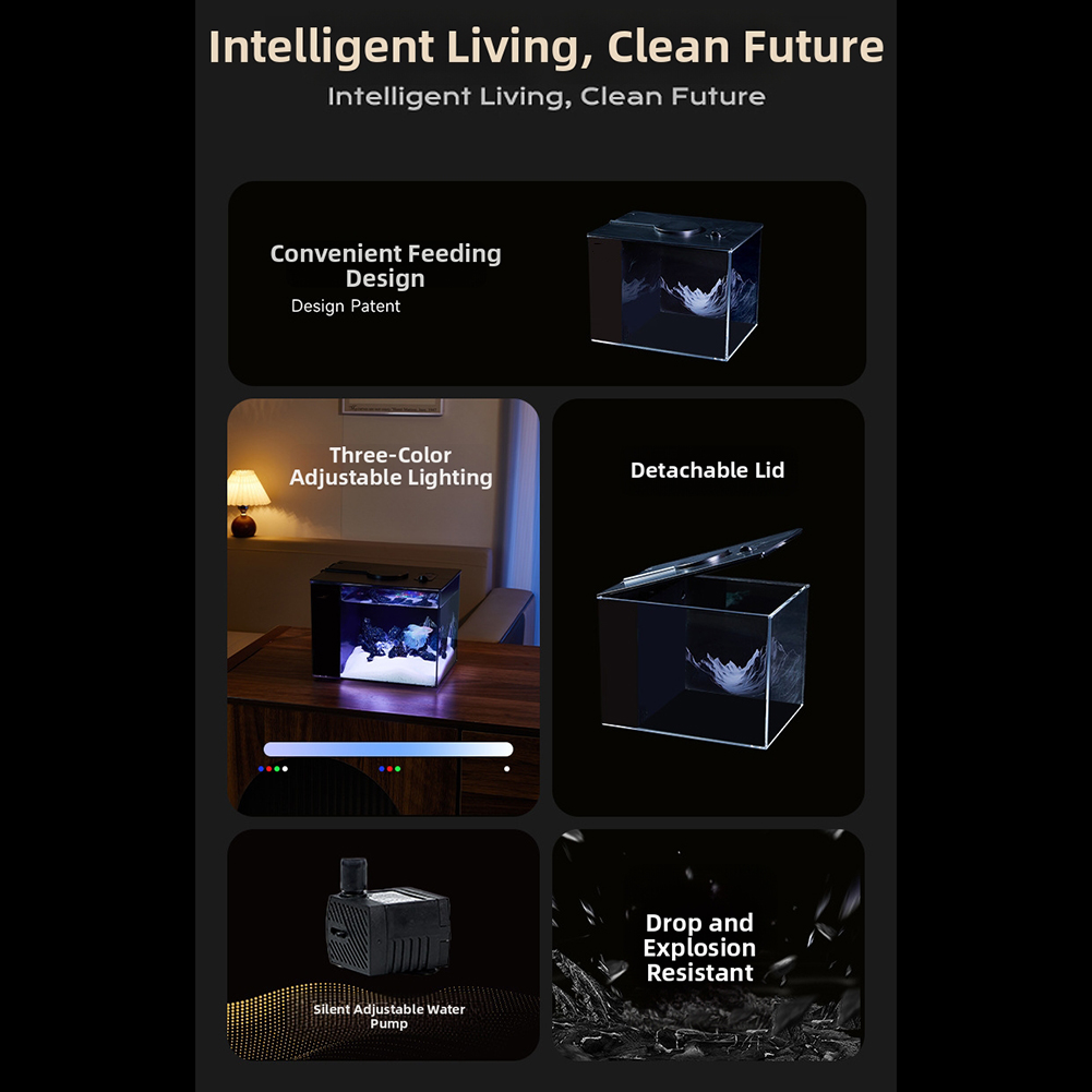 160L/H Self-circulation Aquari - Fish Tank Filter Aquarium recension och pris