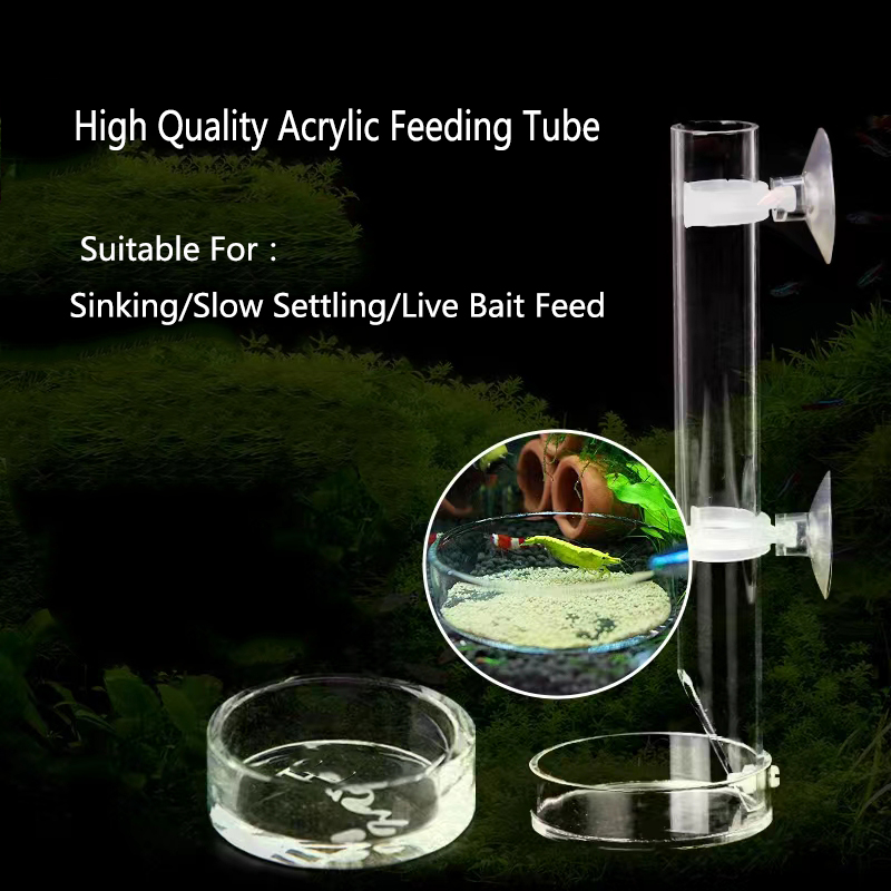 1Pcs Acrylic Aquarium Feeder T - Aquarium Fish Feeder recension och pris